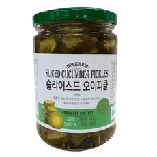 효성인터내셔널 슬라이스드 오이피클, 1개, 500g