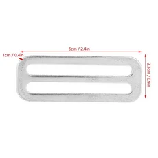 KEEP DIVING 스테인리스 스틸 다이빙 무게추 벨트 슬라이드 키퍼 D 웨빙 하네스 리테이너 스토퍼 액세서리, 02 as picture