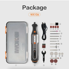 WORX WX106 전기 그라인더 4V/8V 소형 전기 그라인딩 연마 절단기 옥 조각 도구
