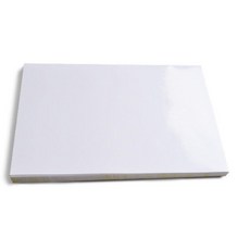 多功能電腦標籤貼紙A4貼紙-100張 亮面 白色銅板紙 噴墨 印表機貼紙 全張無切割【DH481B】, 100個裝, 1格