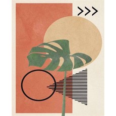 추상 숫자로 RUO프리미엄 냄비Y 그림 미니멀리스트 원래 선물 아크릴 페인트 공예 장식 218172, 20x30cm Diy Frame, 9929303