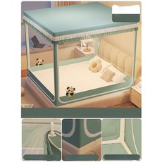 전용 방지 모기장 전면 커버 몽골식 텐트형, 두꺼운 12m 120cm 200cm 170cm, 1개, 암막 커튼 미포함 타이후이그린