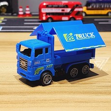 行動餐車迴力車 露營餐車 合金玩具車 玩具餐車 玩具貨車 汽車玩具 回力餐車 販賣玩具車, 藍色, 1個