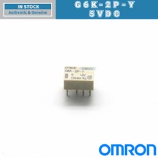 정통 OMRON 단일 릴레이 G6K-2P-Y G6KU-2P-Y 2P 3V 4.5V 5VDC12VDC 24VDC 8PIN 1A, [03] G6K-2P-Y-5VDC, 1개