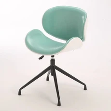 편안한 사무실 컴퓨터 의자 직원 작업 회전 홈 리프트 등받이 연구, 10 Azure - Movable