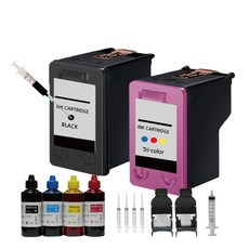 삼성잉크 C185 XL SL-J1685 1680 1683 J1780DW 프리미엄 4배대용량, M185+C185용 무한충전리필킷세트, 1개