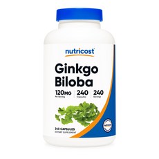 뉴트리코스트 징코 빌로바 120mg 240캡슐 1개, 240정