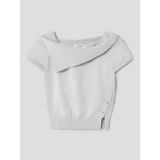 [국내매장정품] 에잇세컨즈 8SECONDS 언발 카라 풀오버 라이트 그레이 165451AQ42 169569, 밝은회색(실버), L