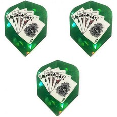 하로우스 홀로그램 로열 플러시 스페이드 75 마이크론 강한 다트 플라이트 1세트