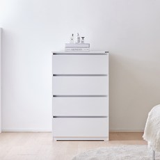 동서가구 라임 600 광폭 서랍 DF645764, 화이트, 4단