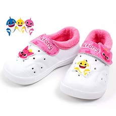 핑크퐁신발 방한실내화 캐릭터신발 핑크퐁 내피실내화 캐릭터 어린이 겨울신발 털실내화 jee+90947qB