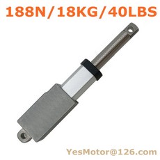 고급 DC 마이크로 선형 액추에이터 DC 모터 컨트롤러 10/17 5 21 25mm 스트로크 맞춤형 188N 포스 6V 12V 24V, 12V 15MM S 64N, 17.5mm stroke, 1개