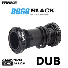 자전거정비TANKE 사이클링 하단 브래킷 BB68 BB92 73mm 어댑터 액슬 초경량 MTB 도로 자전거 중앙 축 1.37/, 01 BB68-DUB-black