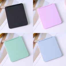 휴대용 접이식 사각 손거울, 1개, 그린