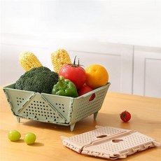 배들 접이식 수납 바구니 접이식바스켓, 베이지