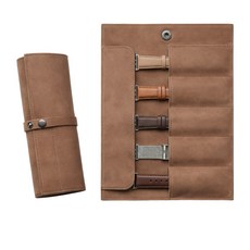 [L'APOGIER(라포지에)] 스마트워치 스트랩 고급 파우치, 1개, Saddle Tan