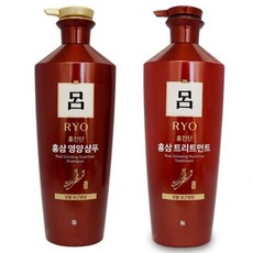 려 홍진단 홍삼 편백 샴푸 트리트먼트 영양 모근강화 두피진정, 려 홍진단 홍삼영양트리트먼트, 1개, 820ml