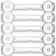 말랑베이비 깔끔한 투명 아기 서랍 잠금장치, 5개, 밴드타입