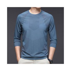 吸濕排汗涼感男長袖上衣 UPF50+防曬彈力運動訓練衣