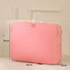 5PCS 대형 압축 가방 이불 옷장 캐비닛 주최자 Storagepouch 울트라 공간 절약 자체, 3PCS, M Pink