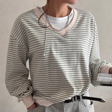 [난닝구]켄비코 브이넥단가라맨투맨