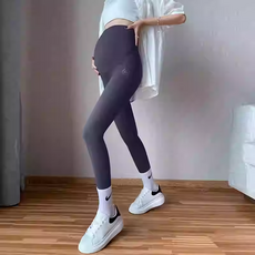 봄 여름 임산부 팬츠 패션 임부복 슬림핏 스판 임산부 레깅스 패션 데일리 요가 바지 WMY