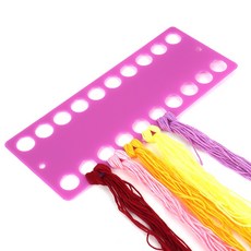 자수실 정리용 플라스틱 크로스 스티치 스레딩보드 십자수 공방 add*1685Bx, 1개