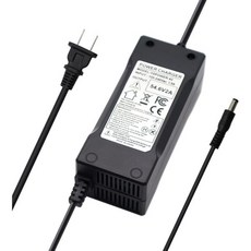 리튬 배터리 충전기 출력 54.13 시리즈 13S 48V 팩용 6V 2A 이온 DC 5.5 2.1mm 플러그 팁 2.5mm, 리튬 배터리 충전기 출력 54.13 시리즈 13S 48
