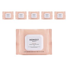 어니스트 퓨리파이 + 리프레시 메이크업 리무버 와이프, 6개, 20매입