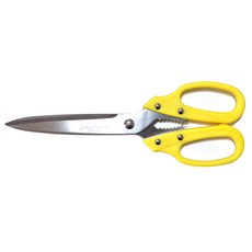 바로본 다용도 칼라 양손 주방가위, 블루, 1개