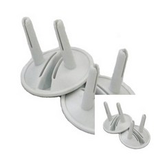 안전콘센트커버 220V 42.5x42mm 6개입 팩 1개입 콘센트마개 콘센트마개안전커버