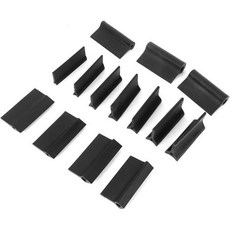 14개의 유연한 윤곽 각도 샌딩 그립 세트 고무 패드 자동차 목재 제품의 연마 이중 끝 블록