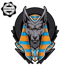 이집트 피드 스티커 개머리 파라오 장식 데칼 방수 오토바이 오프로드 차량 노트북, 1개, 4. Style D