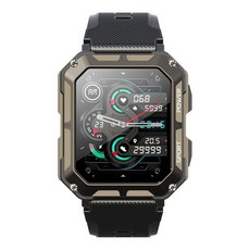 C20PRO 軍規智能通話藍牙手錶 台灣保固 長時間續航 心率血氧運動手環, 黑色米蘭, 1.83寸, 藍牙