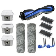寵愛淨 副廠 科沃斯 X11 PRO 配件套裝 (主刷/邊刷/濾網/塵袋/滾筒拖布) 科沃斯耗材, 1套, X11PRO-套裝(主刷*1+邊刷*4+濾網*2+塵袋*2+滾筒拖布*2)