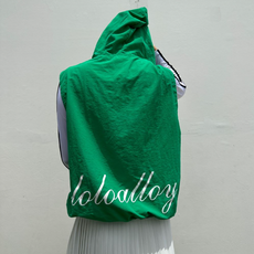 여성골프조끼 바람막이 릴렉스핏 후드집업 골프베스트 로로얼로이 여성골프웨어