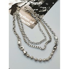 레몬트리 11사각 군번줄레이어드 남성 바지고리체인 *기프트박스