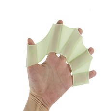 해돋이 수영 물갈퀴 핸드패들, 그린 L