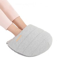 USB供電足部按摩暖腳暖腳墊 三檔調溫 可拆洗 加大加厚保暖墊, 灰白色, SSW06暖腳墊