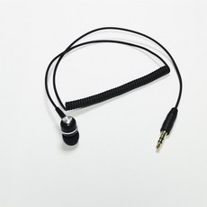 勁昕科技 對講機手咪外接3.5MM入耳式單邊耳塞 導遊講解器配件小蜜蜂單聽耳機, 1個