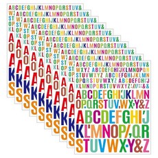 [ 940360 ] Dvobez 믹스 사이즈 레터 스티커 1800개 비닐 알파벳 10장 예술 공예 우편함 포스터 보드 및 교실 정리용 방수 접착 글자 - 다채로운, [ 940360 ] Dvobez 믹스 사이즈 레터 스티, Colorful