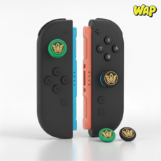 WAP 닌텐도 스위치2 악세사리 조이콘 스틱커버 스틱캡 보호 세트, 1세트, 젤다의전설(티어스오브더킹덤), 스위치2 조이콘