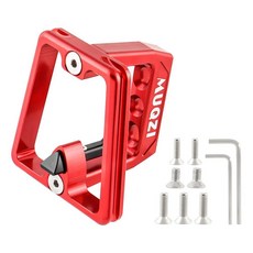 로드자전거가방 MUQZI 접이식 자전거 전면 캐리어 어댑터 가방화물 랙 브래킷 Brompton 용 알루미늄 합금 마운트베이스, [03] 빨간