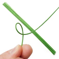 로모주 지철사 꽃공예 꽃꽂이 꽃철사 두께 1.3mm, 30개 30개
