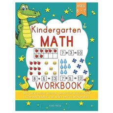 Kindergarten Math Workbook: Kindergarten and 1st Grade Workbook Age 5 - 7 - Early Reading and Writin... Paperback, God First Publishers