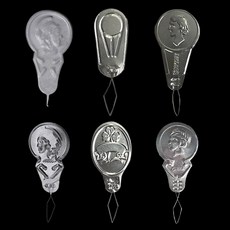 바늘구멍 실끼우기 자동장치 자수바느질 보조도구, 1개, 10개한세트