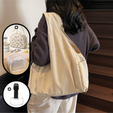 FRICHE 가벼운 아기 국민 기저귀가방, 1개, 화이트