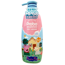 博寶兒 佩佩豬柔護洗髮露, 1瓶, 500ml
