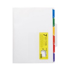 OD A4 7포켓 인덱스홀더 컬러탭 파일 서류정리 문서보관파일