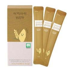 이지아이보리차 유기농 액상보리차 아기음료 1초 간편 희석 액상차, 12ml, 15개입, 1개